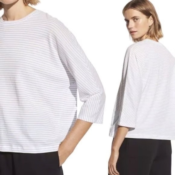 VINCE | pencil stripe dolman sleeve | size large - Picture 1 of 4